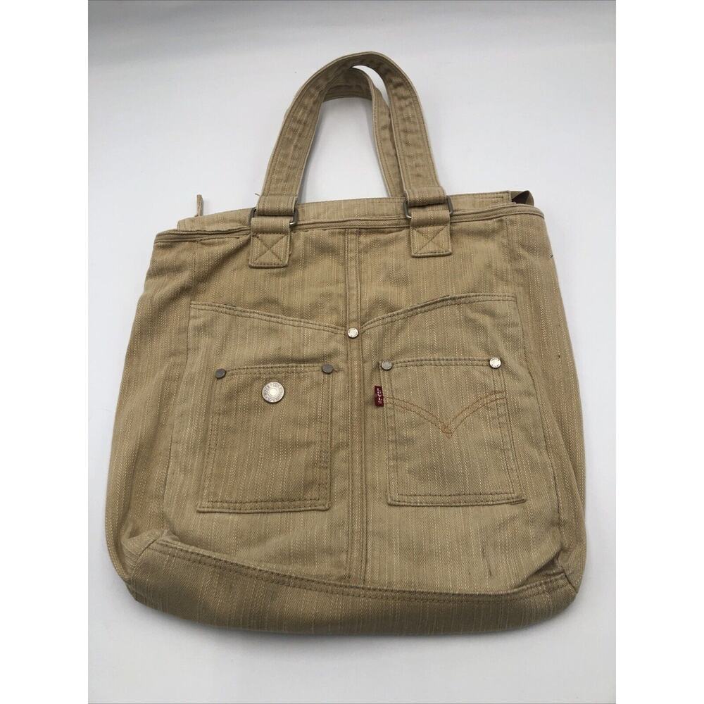 Vintage Levis Large Shoulder Satchel Handbag Purse Tote